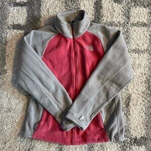 Womens Northface jacket pink and grey
